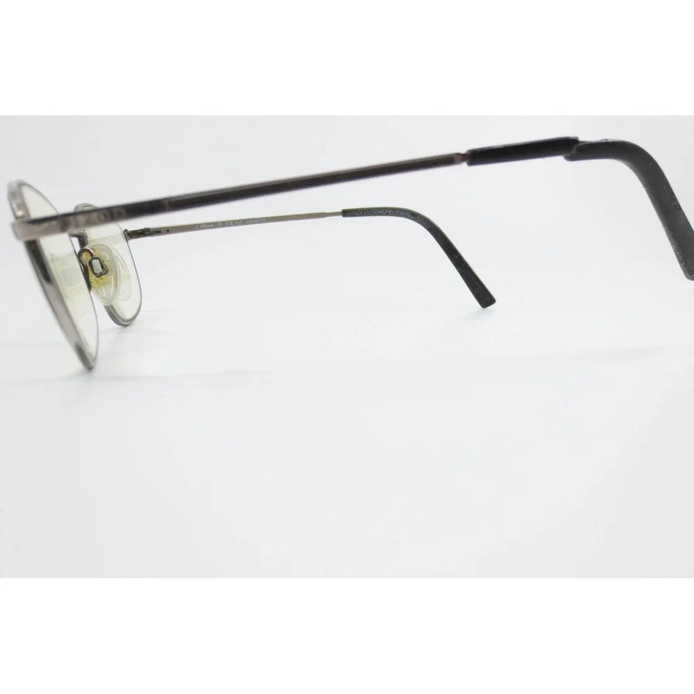 IZOD Eyeglasses IZ 032 Gunmetal Oval Metal Frame Glasses 47-17-140 Mens Womens